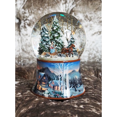 Barrington SNĚŽÍCÍ KOULE S KONĚM A SANĚMI SP-48084 – Zboží Dáma