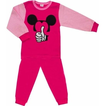 Dětské bavlněné pyžamo Myška amarant