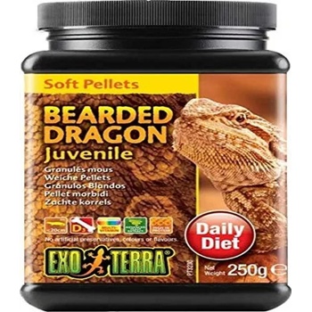 Hagen SOFT PELLETS - BEARDED DRAGON - Juvenile - храна за подрастващи агами, меки гранули - 250 g - ГЕРМАНИЯ - PT3230