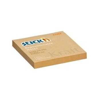 AZ Samolepiace bločky Kraft 76x51 mm prírodná hnedá