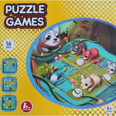 KIK Puzzle logická hra pejsci