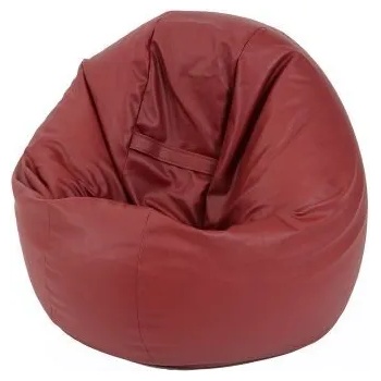 Image 1 of Pufrelax Калъф за пуф, 210л. , Relaxo - Bordo, (Не съдържа пълнеж), Еко кожа