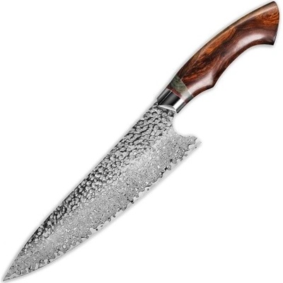 KnifeBoss kuchársky damaškový nôž Outdoor Chef 8" 205 mm Ironwood