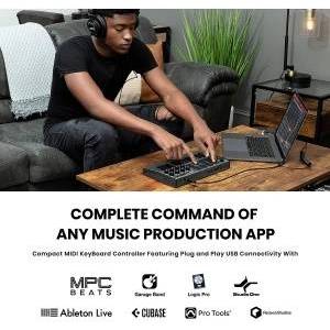 AKAI MPK Mini MK3 Grau und M-Audio HDH40