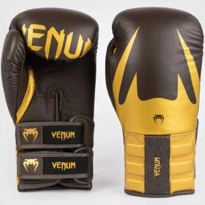 Venum | Официален Вносител за България Боксови Ръкавици Venum Reverso Chocolate / Gold - 12 oz