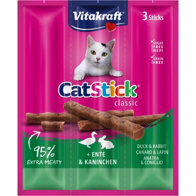 Vitakraft Kabanosy Cat Stick Mini заек с патица за котки 18 г