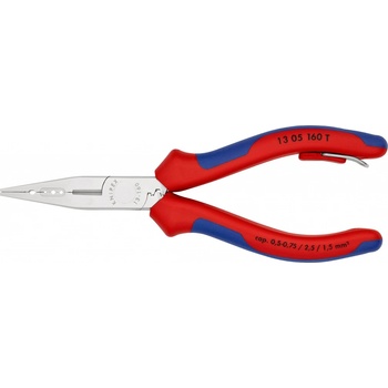Kleště elektrikářské chromované 160mm T BK Knipex