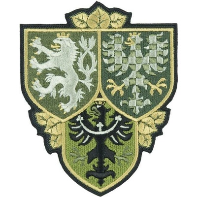 Nášivka: Hradní stráž - znak [bsz] olivová