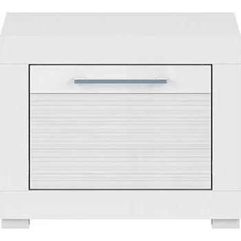 Image 1 of Black Red White Нощно шкафче Flames KOM1S