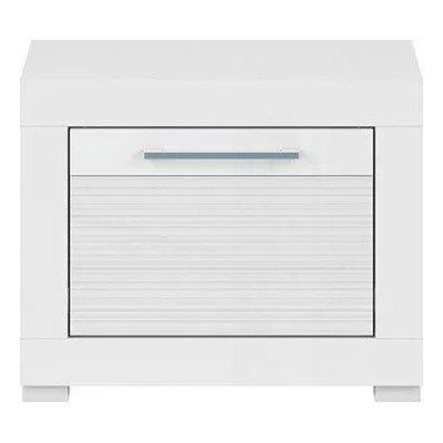 Black Red White Нощно шкафче Flames KOM1S