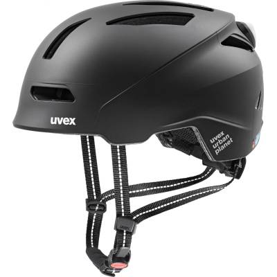 uvex Каска за велосипед Uvex Urban Planet LED Bike helmet - Black Matt - размер 58-61 cm (851-1473-0112)