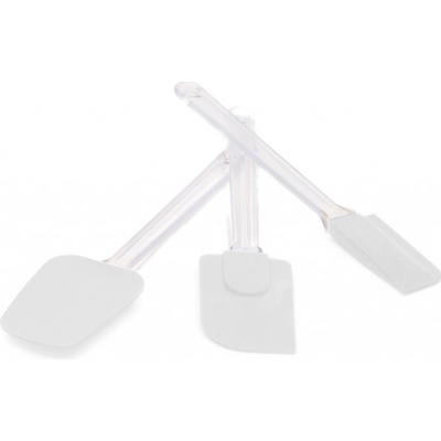 Stěrky na těsto Silikomart bílé 3 ks