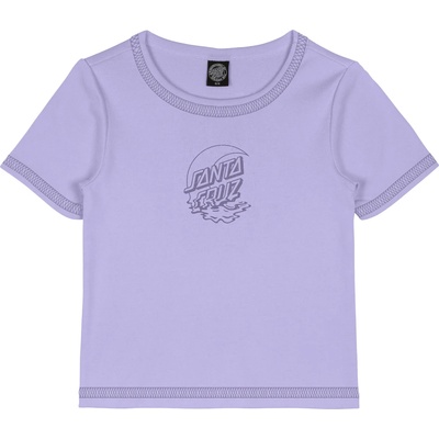 Santa Cruz Дамска тениска Santa Cruz Women's Moon Dot Reflection Front T-Shirt - Lavender - размер 14 (UK) (916-4711-0215)
