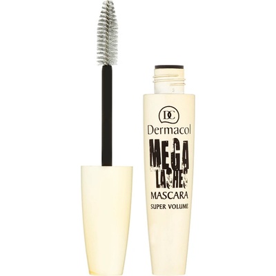 Dermacol řasenka pro super objem s panoramatickým efektem Mega Lashes Super Volume Black 13 ml