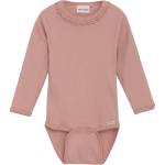 Minymo Детско ежедневно термо бельо Minymo Kid's Body L/S Rib Everyday base layer - Misty Rose - размер 56 (EU) (714-1645-0211)