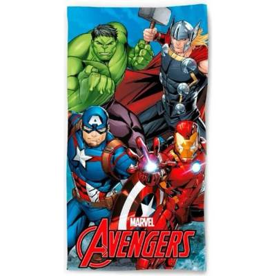 Carbotex Plážová osuška Avengers 70 x 140 cm