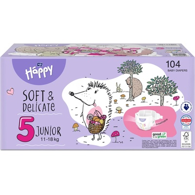Happy Soft&Delicate 5 11-18 kg 52 ks