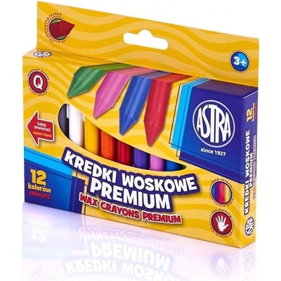 ASTRA Voskové farbičky Premium 12ks