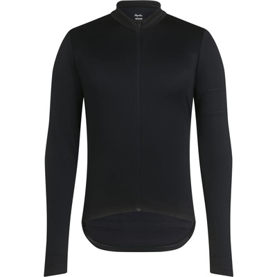 Rapha Мъжка фланелка с дълъг ръкав за колоездене Rapha Classic Long Sleeve Jersey Cycling jersey - Black / Black (056-3829-0212)