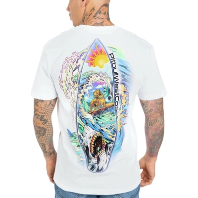 Triko PitBull West Coast Camino biele