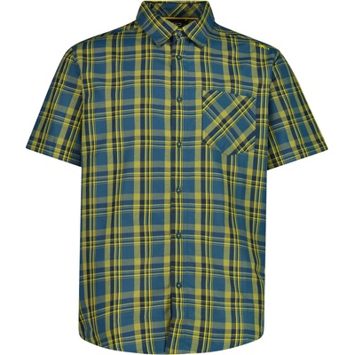 CMP Мъжка риза с копчета CMP Full Button Shirt - Petroleum / Limone / B. Blue - размер 60 (EU) (033-3073-0418)
