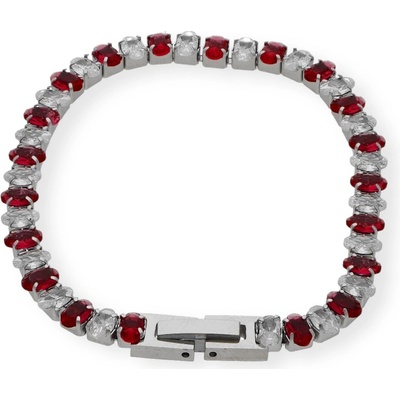 Ewena dámský náramek z chirurgické oceli s krystalky CKR702