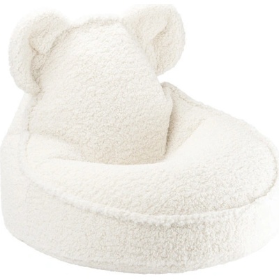 Wigiwama Detské kreslo Cream White Bear Beanbag WGM-002-2