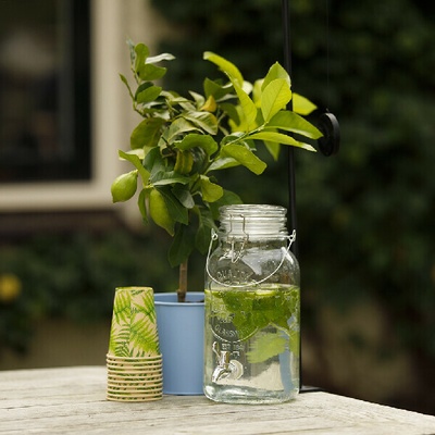 Esschert Design Dávkovač na džus "SECRETS DU POTAGER" 3,6 L
