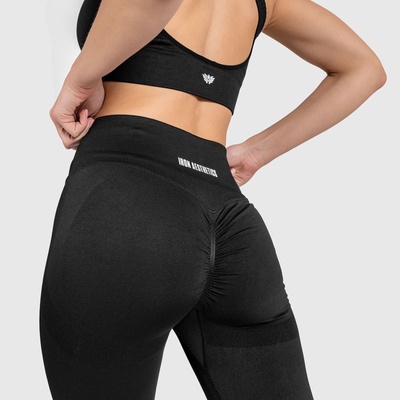 Iron Aesthetics Seamless Butt bezšvové legíny čierne