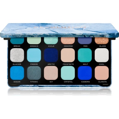 Makeup Revolution Forever Flawless палитра от сенки за очи цвят Ice 18 x 1.1 гр