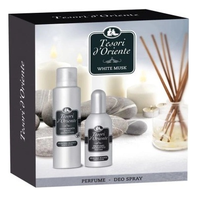 Tesori d'Oriente White Musk - Дамски подаръчен комплект: парфюм 100мл + део спрей 150мл