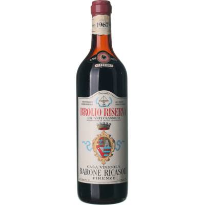Barone Ricasoli Brolio Riserva suché červené 1967 0,75 l (holá láhev)