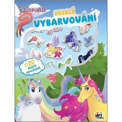 Veselé vybarvování se super samolepkami Jednorožci