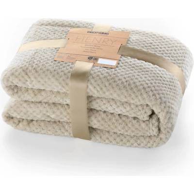 DecoKing Svetlohnedá deka mikrovlákno Henry 170x210