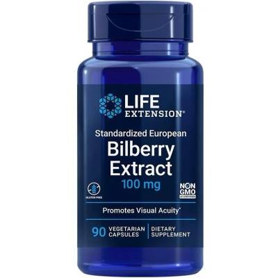 Life Extension Bilberry Extract, 100 mg, 90 капсули, Life Extension (01873 LE)