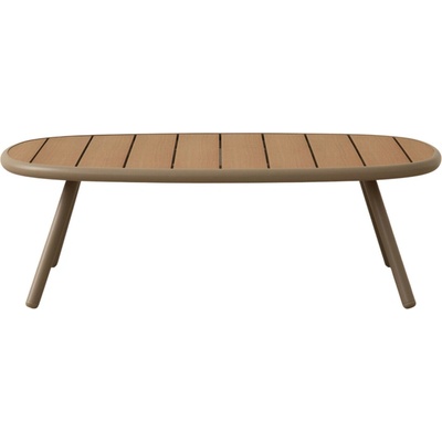 Micadoni Konferenčný stolík Margalida béžový/hnedý