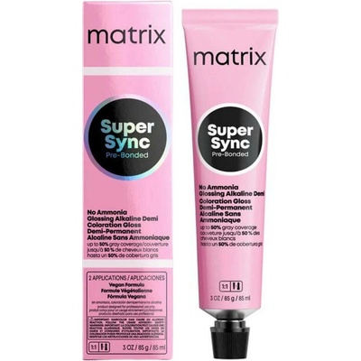 Matrix SoColor Sync Pre-Bonded Alkaline Toner Full-Bodied demi-permanentní toner 5VV Light Brown Violet Violet 90 ml