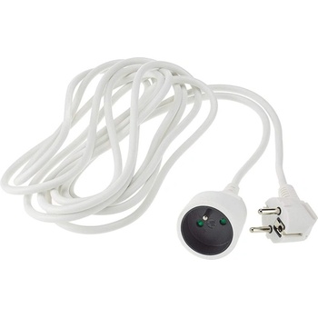 PremiumCord Удължителен кабел, 230V, CEE 7/5, френски, тип E, 2 m, бял PPE1-02 (PPE1-02)