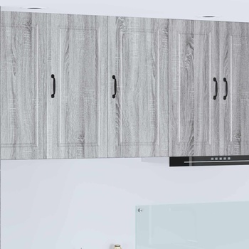 vidaXL Кухненски шкаф Сив Сонома 40 x 31 x 80 см Инженерно дърво (885381)