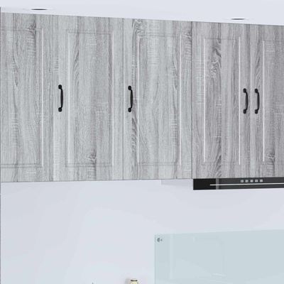vidaXL Кухненски шкаф Сив Сонома 40 x 31 x 80 см Инженерно дърво (885381)