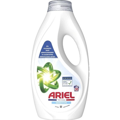 Ariel Sensitive prací gel 20 PD 900 ml