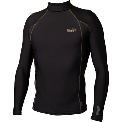 O'Neill TRVLR Graphic Skins L/S Rash black/black:multi rasta