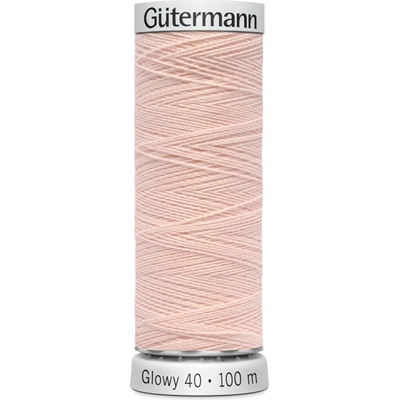 Vyšívací nit svítící ve tmě Gütermann Glowy 40 100 m Barva: 709808-2
