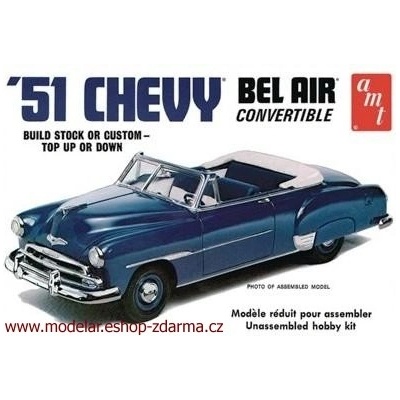 AMT Chevy Bel Air Convertible 1951 1:25