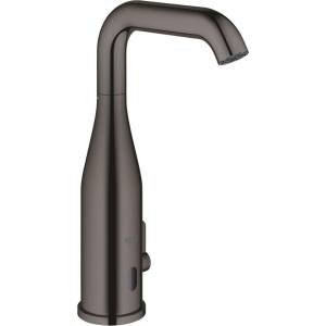 GROHE Essence E - Инфрачервена електронна смесителна батерия за умивалник със смесител и регулируем термостат, Hard Graphite 36445A00 (36445A00)
