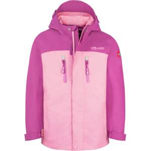 TROLLKIDS Детско водоустойчиво яке Trollkids Girl's Nusfjord Jacket Waterproof jacket - Fresh Berry / Candy Pink - размер 104 (EU) (703-5392-0513)