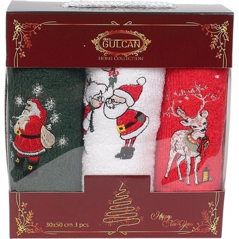 Коледен комплект от хавлиени кърпи в различни цветове