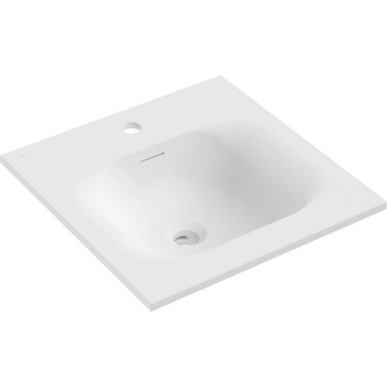 Mexen Vela мивка вградена в плот 46 x 46, 5 cm, бяла мат - 25234501 (25234501)