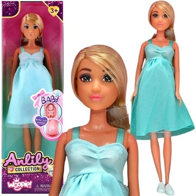 Woopie Royal Lily s těhotenským bříškem Baby Blue Dress