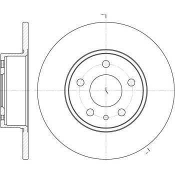 Brzdový kotúč REMSA 6149.00